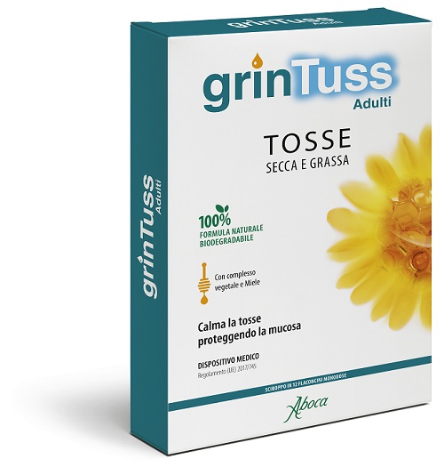 GRINTUSS ADULTI SCIROPPO 12 FLACONCINI MONODOSE - Farmadott.it
