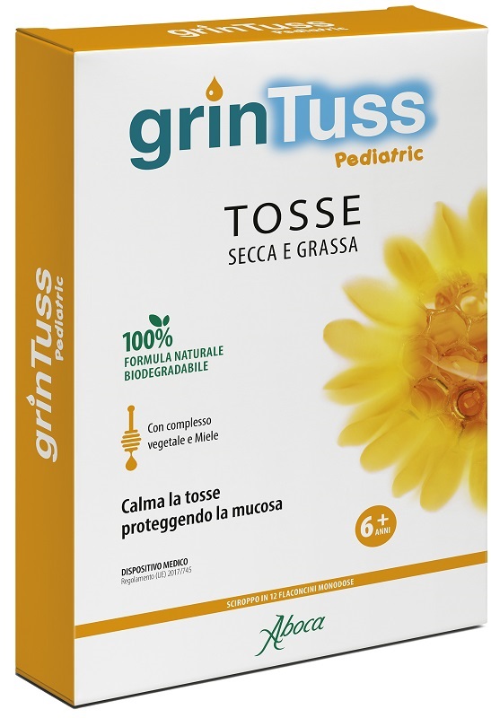 GRINTUSS PEDIATRIC SCIROPPO 12 FLACONCINI - Farmadott.it