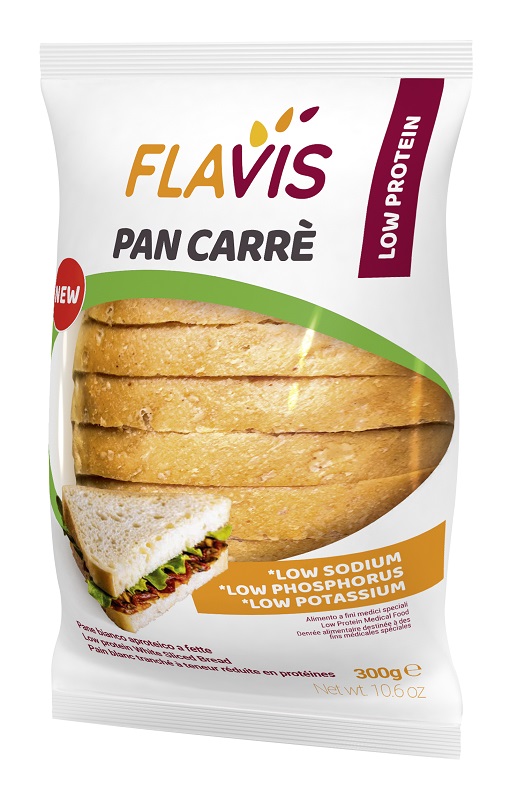 FLAVIS PAN CARRE' APROTEICO 300 G - Farmadott.it