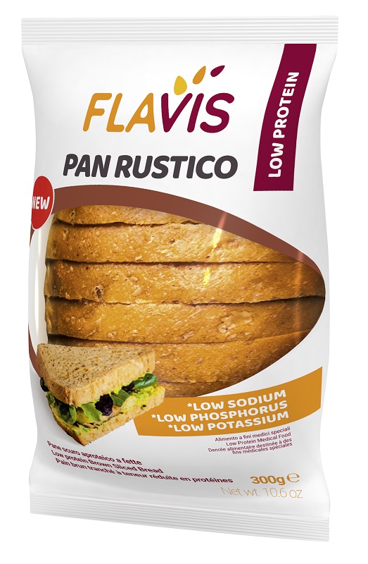 FLAVIS PAN RUSTICO APROTEICO 300 G - Farmadott.it