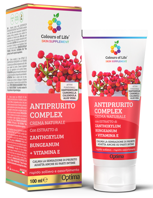 COLOURS OF LIFE SKIN SUPPLEMENTE ANTIPRURITO COMPLEX CREMA 100 ML - Farmadott.it