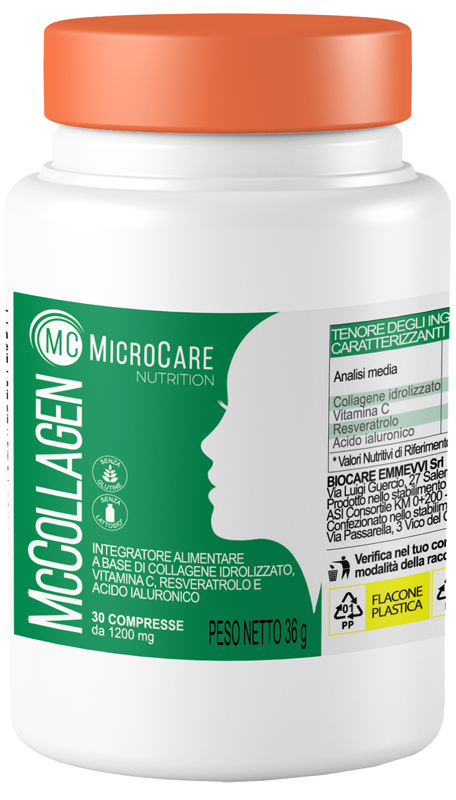 MICROCARE NUTRITION MC COLLAGEN 30 COMPRESSE DA 1200 MG - Farmadott.it