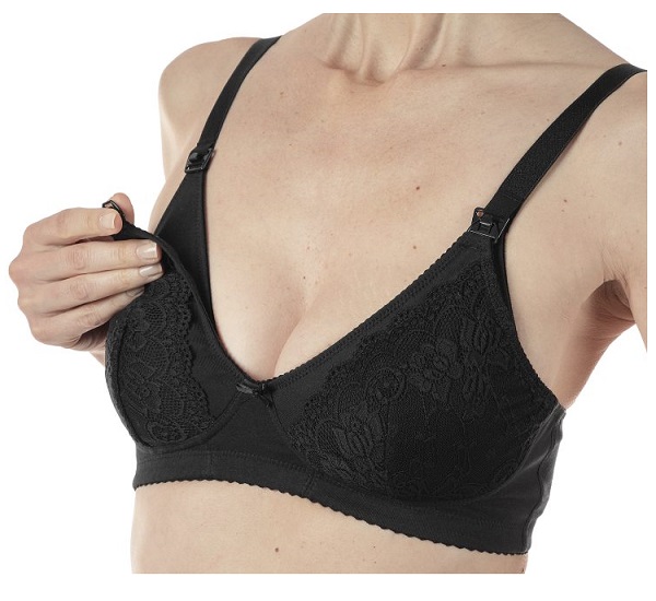 MAMMY REGGISENO COTONE ALLATTAMENTO BLACK 5C - Farmadott.it