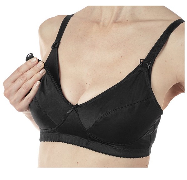 MAMMY REGGISENO MICROFIBRA ALLATTAMENTO BLACK 4D - Farmadott.it
