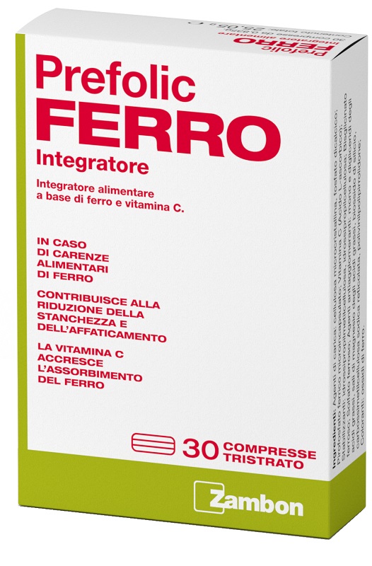 PREFOLIC FERRO 30 COMPRESSE - Farmadott.it