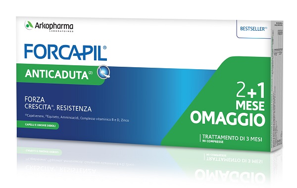 FORCAPIL ANTICADUTA 90CPR 2+1 MESE IN OMAGGIO - Farmadott.it