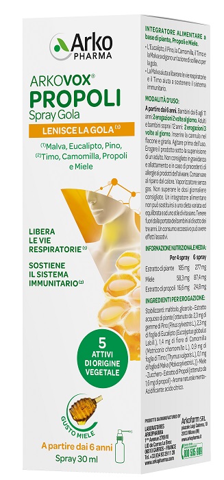 ARKOVOX PROPOLI SPRAY 30 ML - Farmadott.it