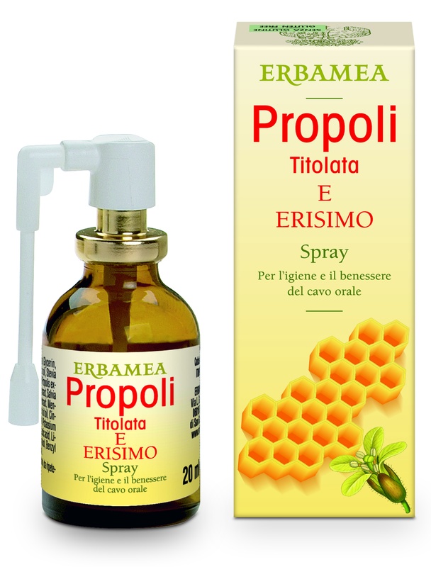 PROPOLI ERISIMO TITOLATA SPRAY 20 ML - Farmadott.it