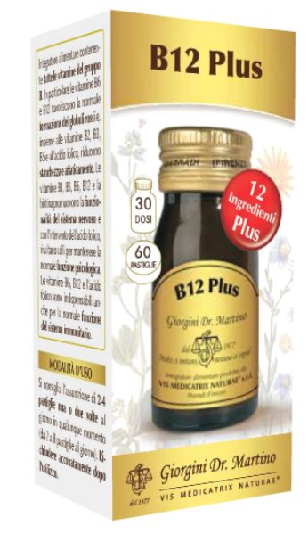 B12 PLUS 60 PASTIGLIE - Farmadott.it