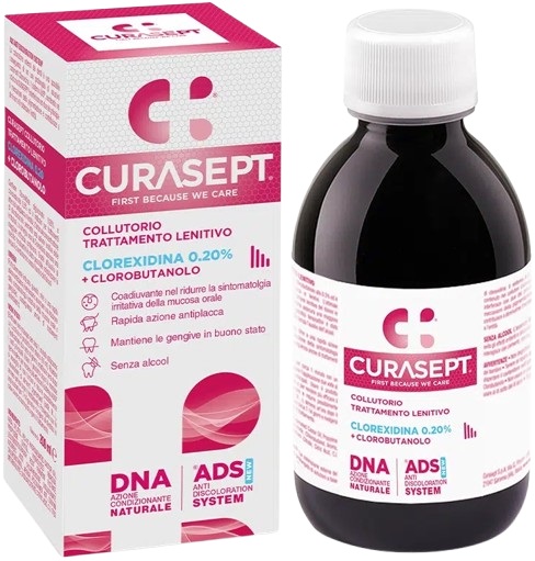 CURASEPT COLLUTORIO ADS DNA TRATTAMENTO LENITIVO 200 ML - Farmadott.it