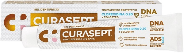 CURASEPT GEL DENTIFRICIO ADS DNA TRATTAMENTO PROTETTIVO 75 ML - Farmadott.it