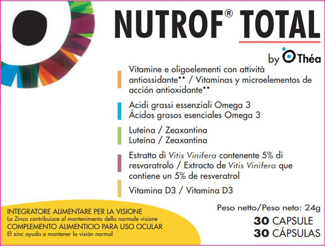 NUTROF TOTAL 30 CAPSULE - Farmadott.it