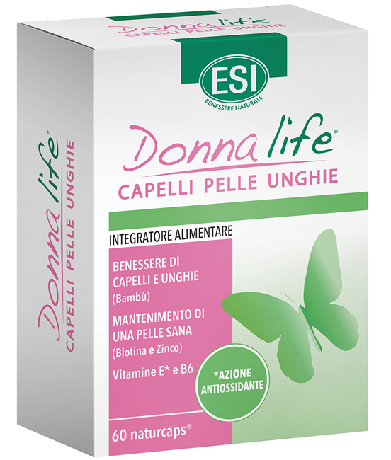 ESI DONNA LIFE CAPELLI PELLE UNGHIE 60 NATURCAPS - Farmadott.it