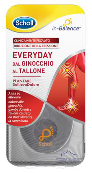 PLANTARE SOLLIEVO DOLORE DA GINOCCHIO A TALLONE SCHOLL IN BALANCE EVERYDAY S - Farmadott.it