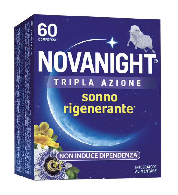 NOVANIGHT TRIPLA AZIONE SONNO RIGENERANTE 60 COMPRESSE - Farmadott.it