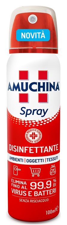 AMUCHINA SPRAY AMBIENTI OGGETTI TESSUTI 100 ML - Farmadott.it
