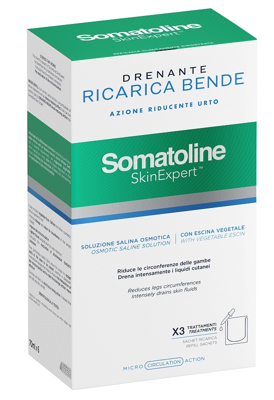 SOMATOLINE SKIN EXPERT BENDE SNELLENTI DRENANTI KIT RICARICA - Farmadott.it