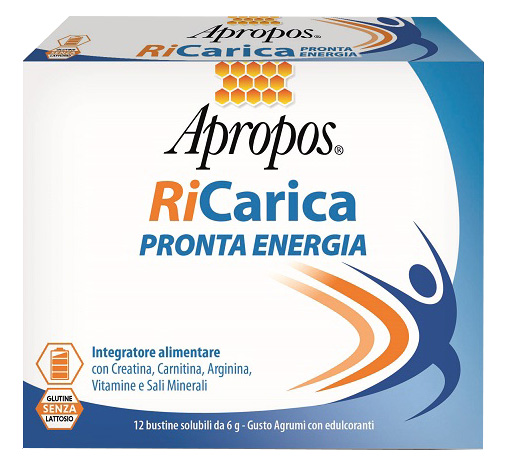 APROPOS RICARICA PRONTA ENERGIA 12 BUSTINE 6 G - Farmadott.it