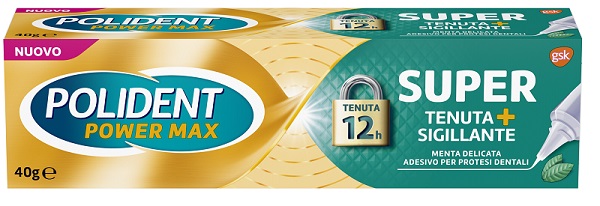 POLIDENT SUPER TENUTA+SIGILLANTE MENTA DELICATA ADESIVO PROTESI DENTALE 40 G - Farmadott.it