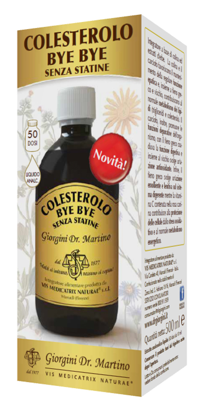 COLESTEROLO BYE BYE SENZA STATINE 500 ML - Farmadott.it