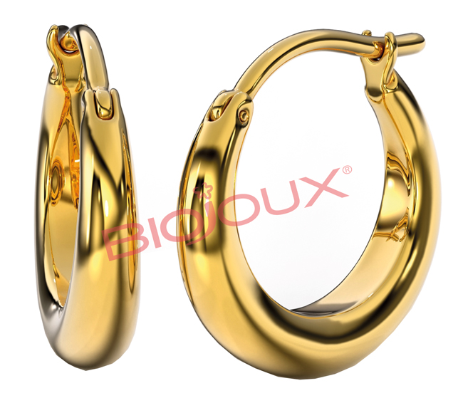 BJT246 ORECCHINI MARILU HOOP GOLD PLATED - Farmadott.it