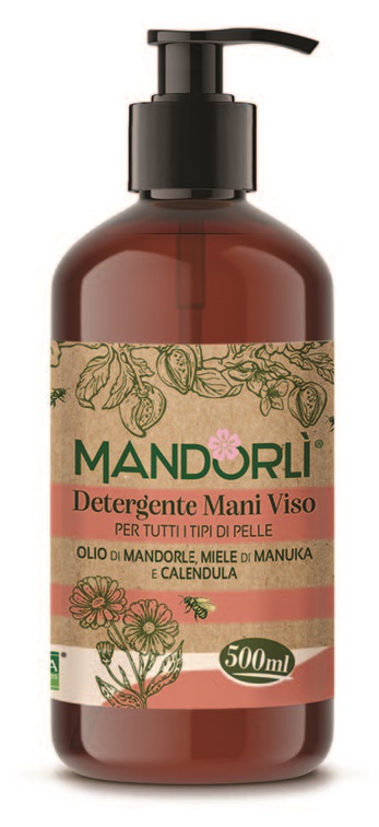 MANDORLI DETERGENTE MANI VISO PER TUTTI I TIPI DI PELLE 500 ML - Farmadott.it