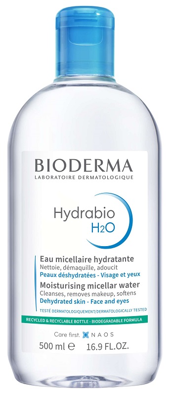 HYDRABIO H2O SOLUZIONE MICELLARE STRUCCANTE IDRATANTE 500 ML - Farmadott.it