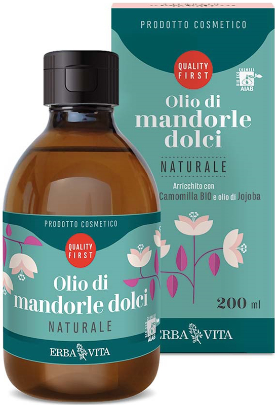 OLIO DI MANDORLE DOLCI NATURALE 200 ML - Farmadott.it