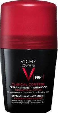 VICHY HOMME DEODORANTE CLINICAL CONTROL 96H ROLL 50 ML - Farmadott.it