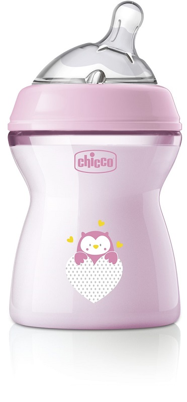 CHICCO BIBERON NAT FEEL PP 2M+ 250 ML BIMBA - Farmadott.it