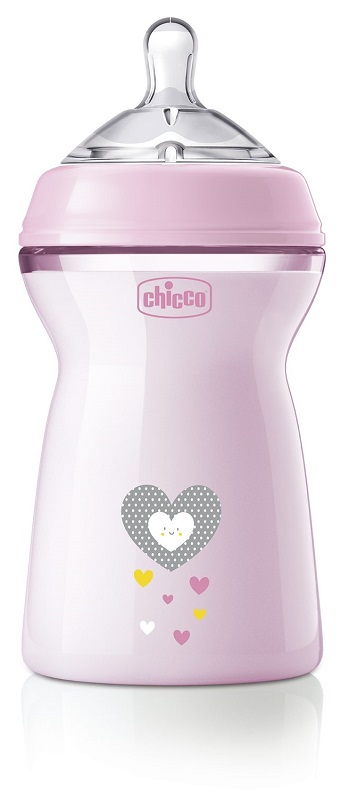CHICCO BIBERON NAT FEEL PP 6M+ 330 ML BIMBA - Farmadott.it