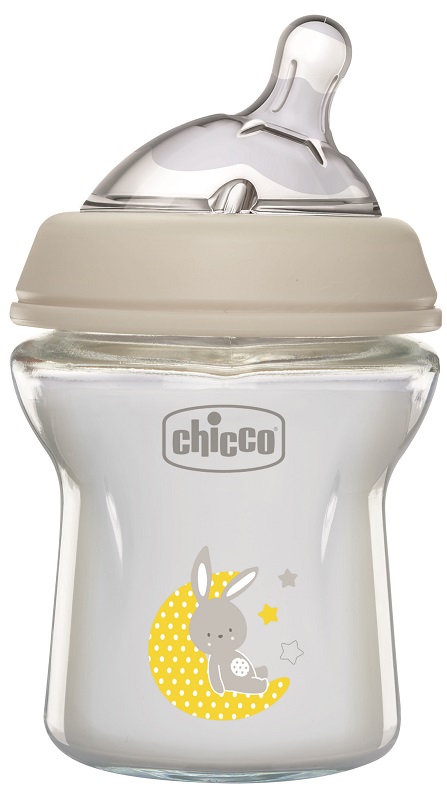CHICCO BIBERON NAT FEEL VETRO 0M+ 150 ML - Farmadott.it