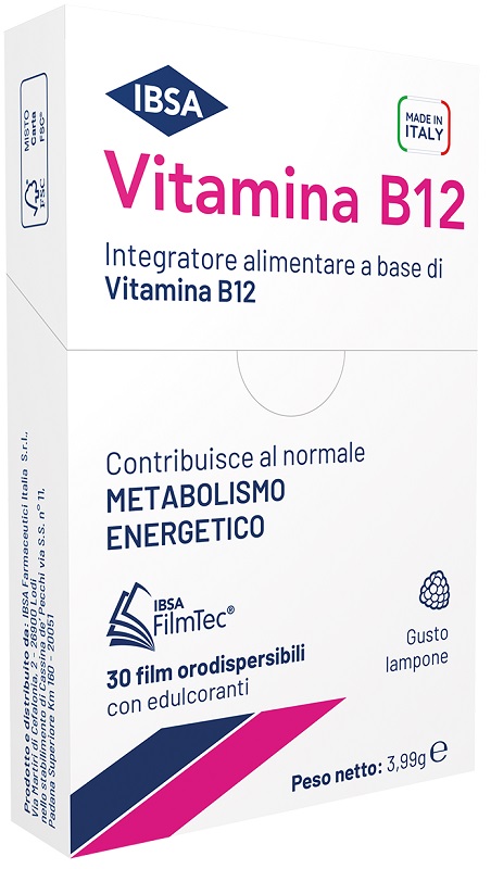 VITAMINA B12 IBSA 30 FILM ORALI - Farmadott.it