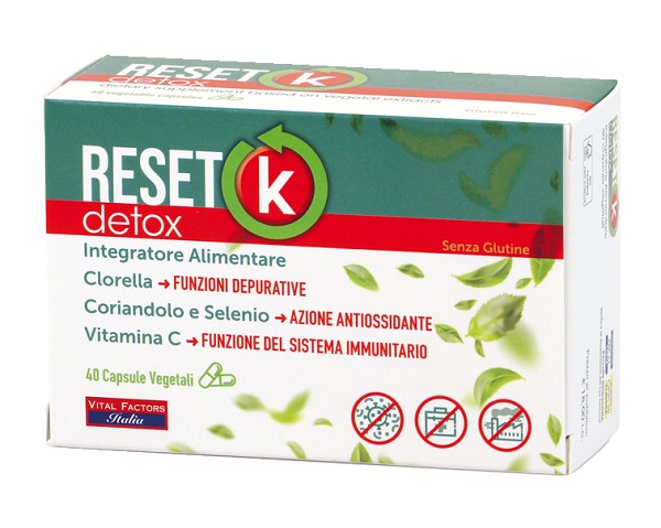 RESET K DETOX 40 CAPSULE - Farmadott.it