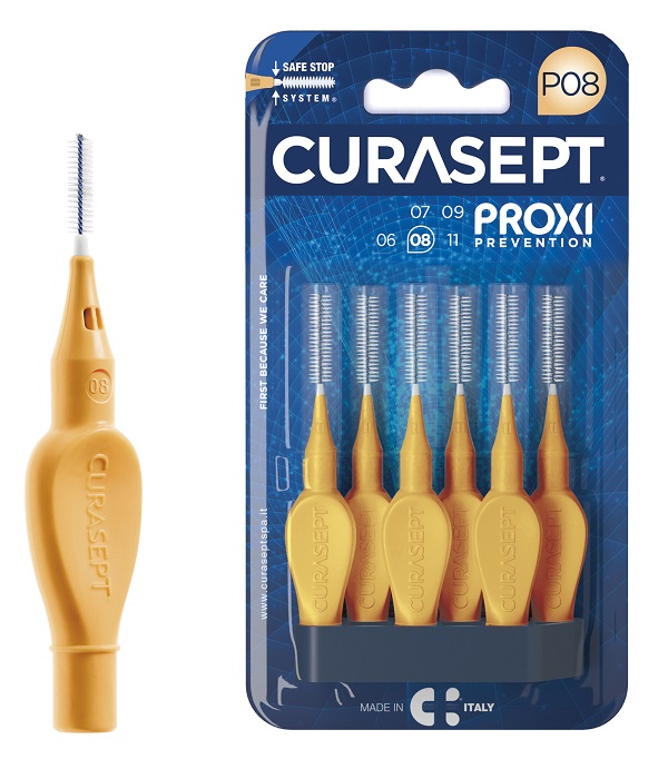 CURASEPT PROXI P08 ARANCIO CHIARO 6 PEZZI - Farmadott.it