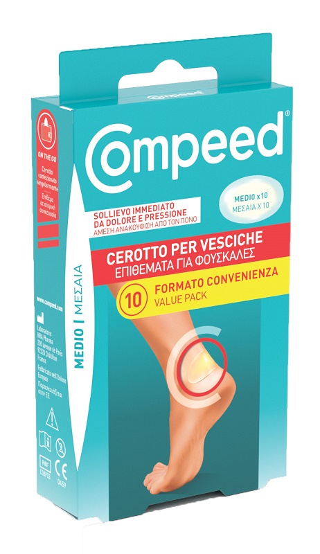 CEROTTI COMPEED PER VESCICHE MEDIO 10 PEZZI CARTON - Farmadott.it