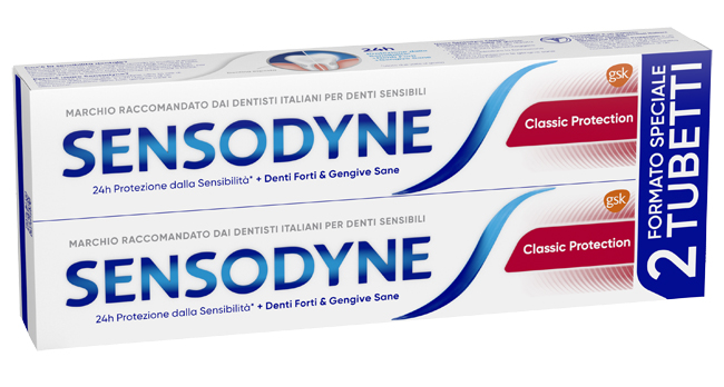 SENSODYNE CLASSICO PROTECTION 2 X 75 ML - Farmadott.it