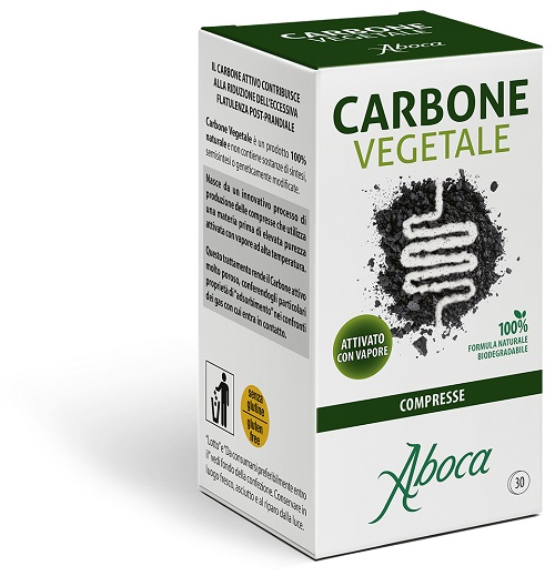 CARBONE VEGETALE 30 COMPRESSE - Farmadott.it