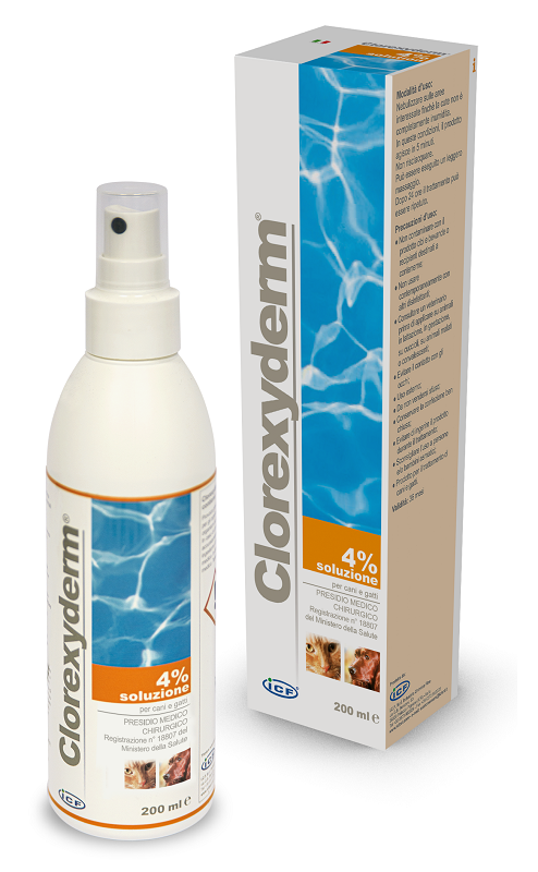 CLOREXYDERM SOLUZIONE 4% 200 ML - Farmadott.it