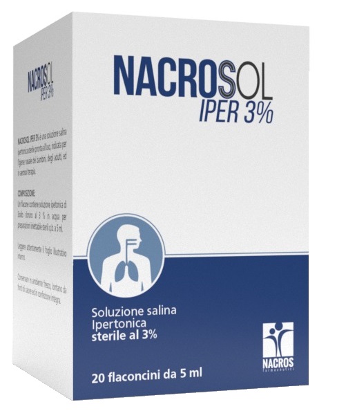 NACROSOL IPER 3% 20 FLACONCINI DA 5 ML - Farmadott.it