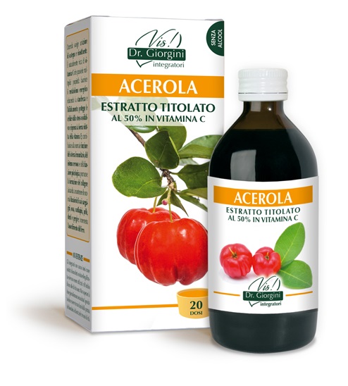 ACEROLA ESTRATTO TITOLATO AL 50% 200 ML - Farmadott.it