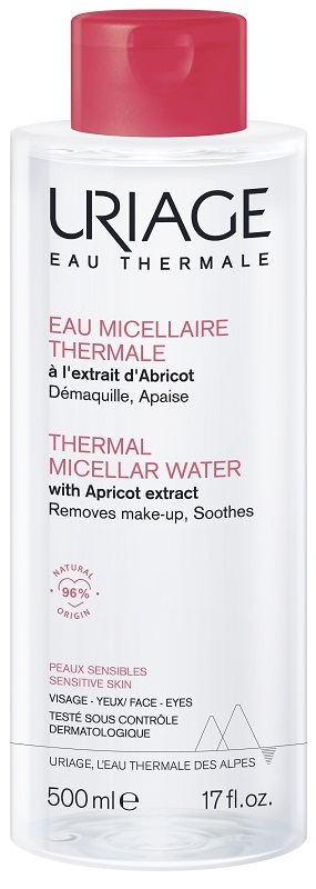 URIAGE EAU MICELLAIRE THERMALE PELLI SECCHE FLACONE 500 ML - Farmadott.it