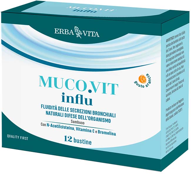 MUCOVIT INFLU 12 BUSTINE - Farmadott.it