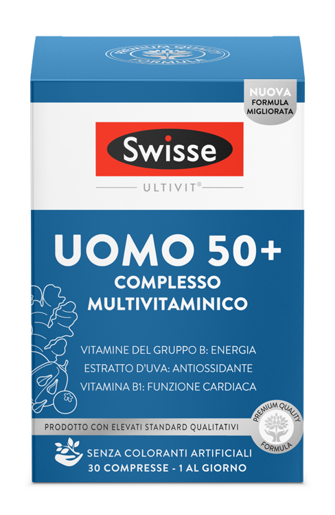 SWISSE MULTIVITAMINICO UOMO 50+ 30 COMPRESSE - Farmadott.it