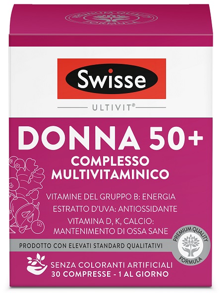 SWISSE MULTIVITAMINICO DONNA 50+ 30 COMPRESSE - Farmadott.it