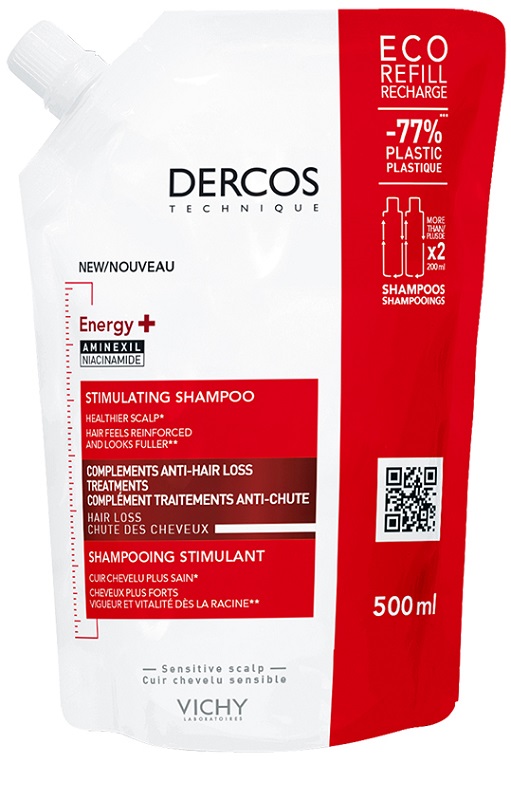 DERCOS ECO RICARICA ENERGIZZANTE 500 ML - Farmadott.it