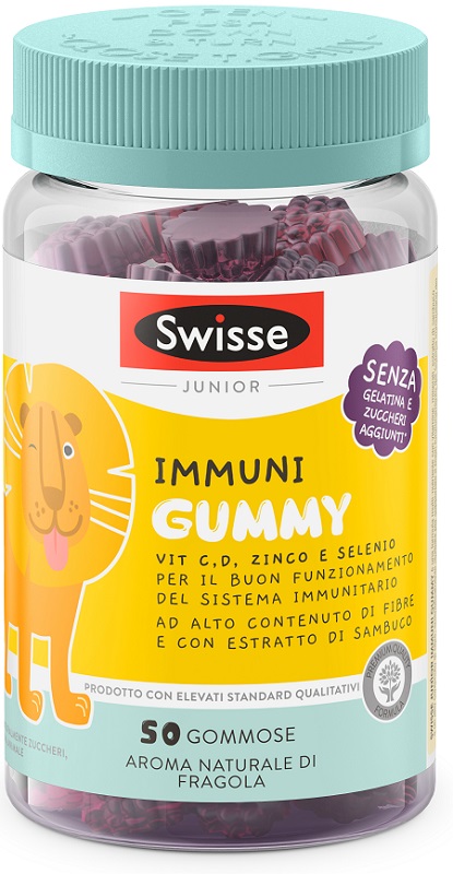 SWISSE JUNIOR IMMUNI GUMMY 50 PASTIGLIE GOMMOSE - Farmadott.it