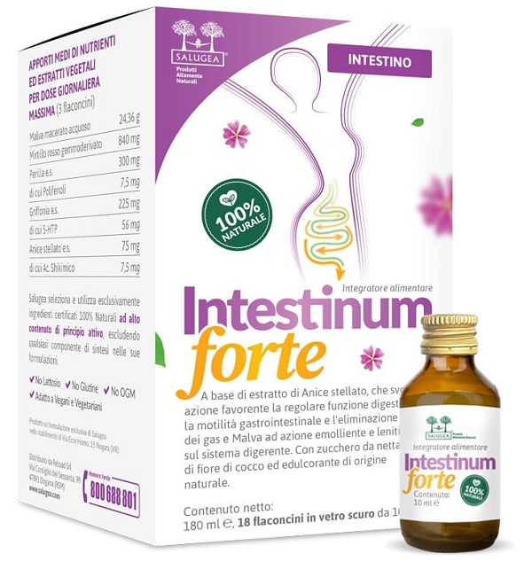 SALUGEA INTESTINUM FORTE 18 FLACONCINI DA 10 ML - Farmadott.it