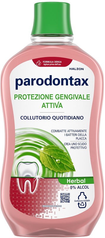 PARODONTAX COLLUTORIO PROTEZIONE GENGIVE HERBAL 500 ML - Farmadott.it