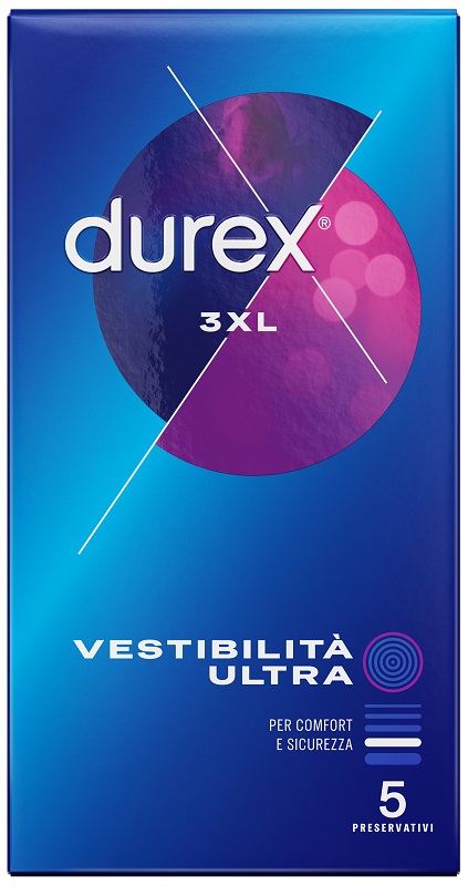 PRESERVATIVO DUREX 3XL VESTIBILITA' ULTRA 5 PEZZI - Farmadott.it